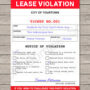 False Lease Violations